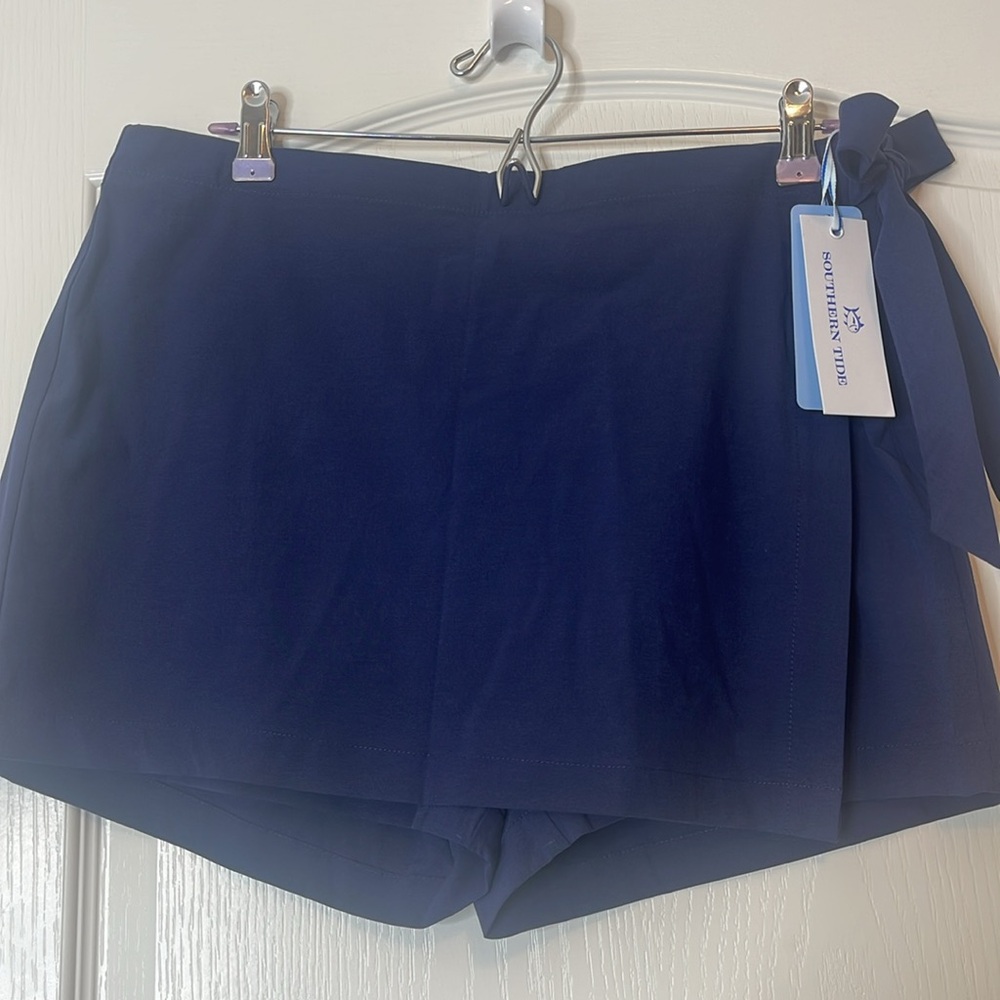 Southern Tide Jourdan Performance Skort Nautical Navy Blue Size 10 - Picture 7 of 16